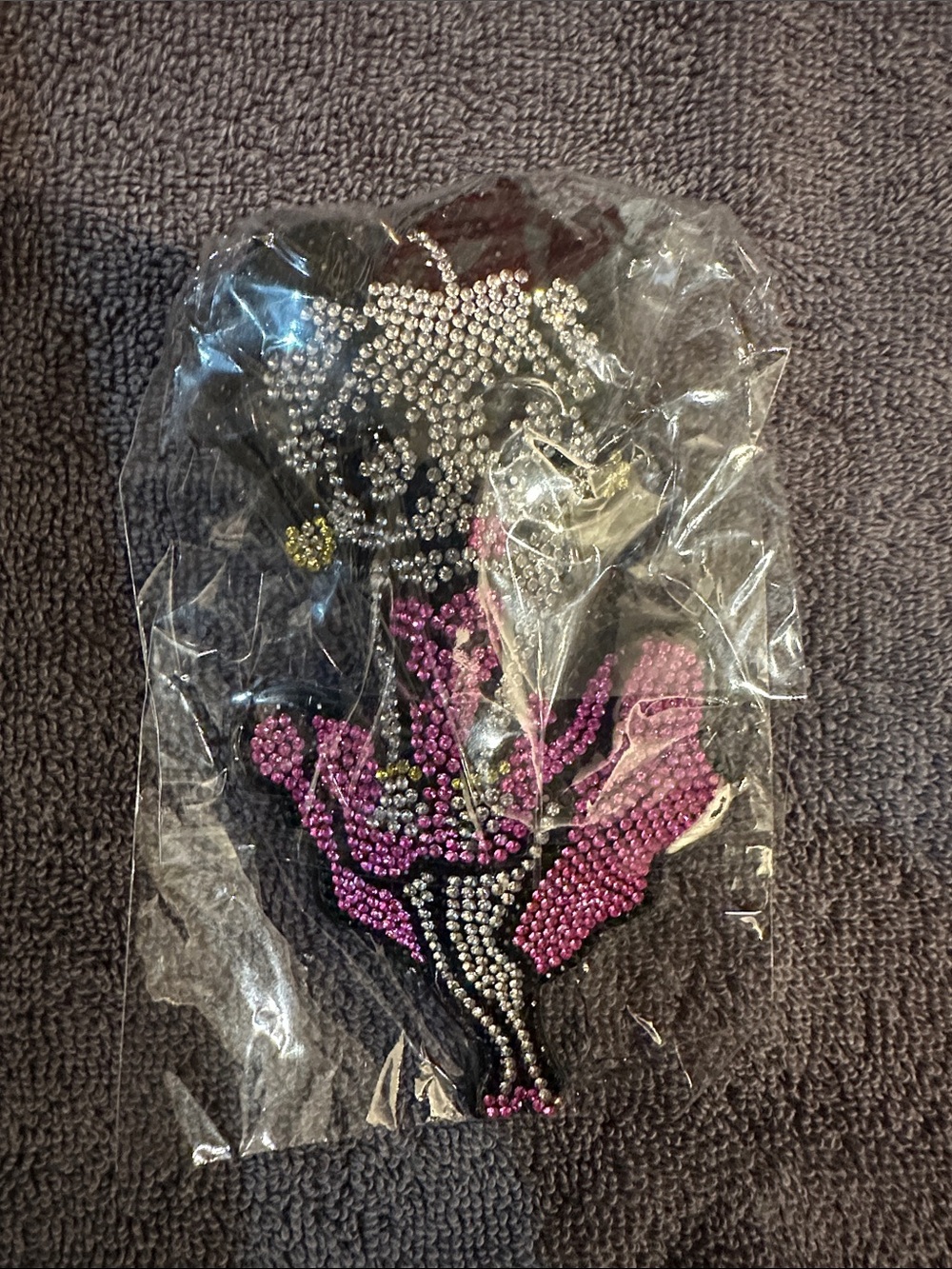 Black and Pink Crystal Betty Boop